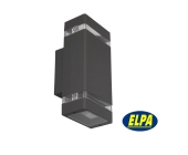 M037 2xGU10 max.35w braon jednoredna zidna lampa IP44