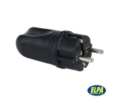 Utikač dvopolni gumeni D16A 250V 