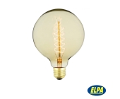 60W E27 G95 ES2 spiralna vlakna Edison sijalica
